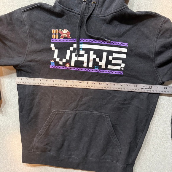 🕹️ Vans x Nintendo Donkey Kong 8-Bit Retro Gamer Collab 2016 Hoodie Men M - Picture 6 of 13